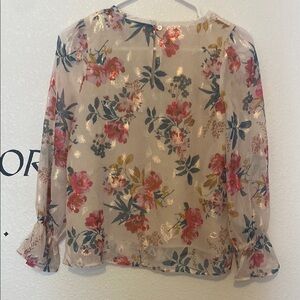 Floral Sheer Women's Top